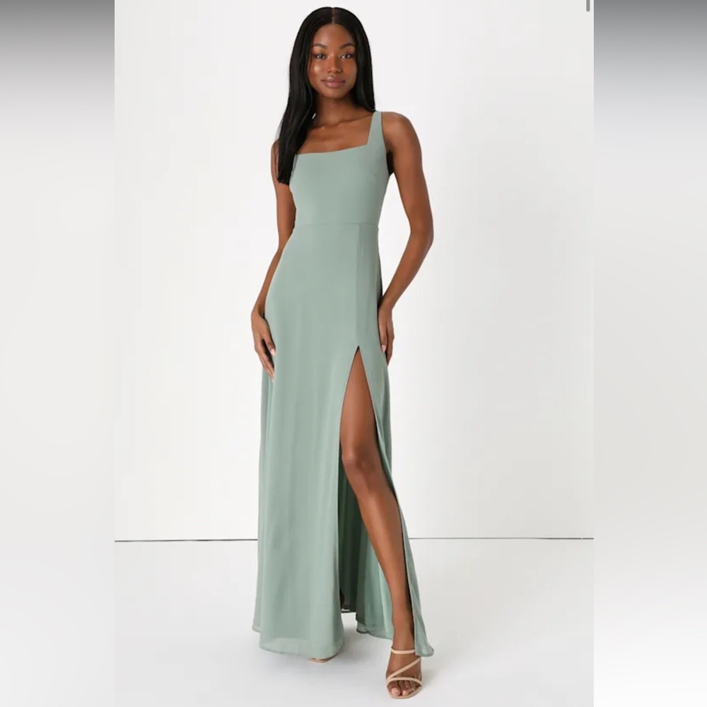 Elegant Green Sleeveless Maxi Dress - Lulus
